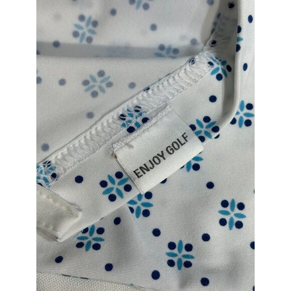 Puma FGCU Mens Polo Shirt Blue Geometric Print Size XL Polyester - Picture 7 of 10